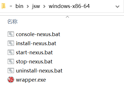 Nexus 启动文件列表